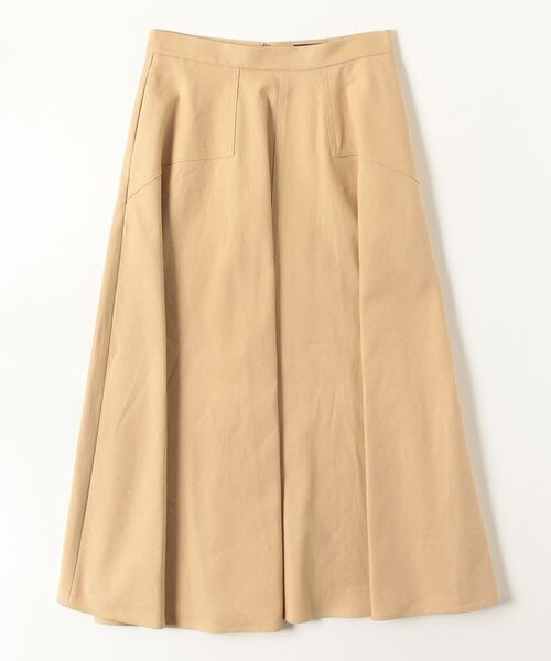 POLO RALPH LAUREN（ポロ ラルフ ローレン）の「パネルド ヘンプブレンド Aライン スカート（スカート・レディース・ブラウン系5・0/00/2/4/6/8）」の3枚目の写真