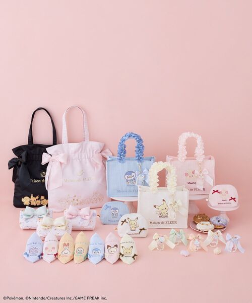 Maison de FLEUR（メゾンドフルール）の「刺繍タオルハンカチ マホイップ（ハンカチ/ハンドタオル・レディース・ライトピンク・FREE）」の7枚目の写真