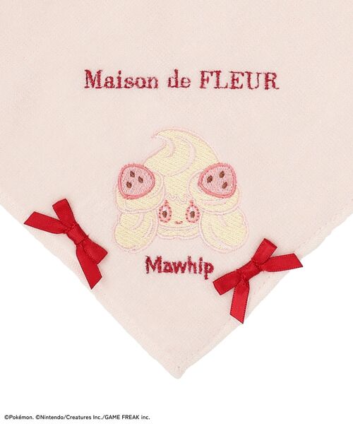 Maison de FLEUR（メゾンドフルール）の「刺繍タオルハンカチ マホイップ（ハンカチ/ハンドタオル・レディース・ライトピンク・FREE）」の5枚目の写真