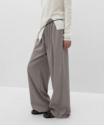 BLACKUP（ブラックアップ）の「[MADE] ペプリンストライプバンディングパンツ（その他パンツ）」