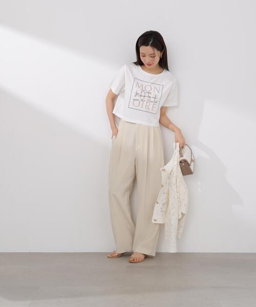 a/mie(アミー)の「【加藤栞さん着用】<a>バレルパンツ / 1216139402(その他パンツ・レディース・オフホワイト/ダークグレー/ブラック・P/S/MEDIUM/SMALL)」の15枚目の写真