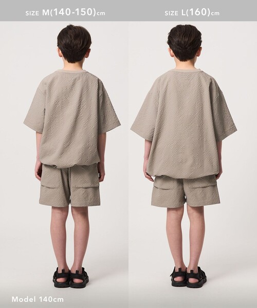 WILD THINGS（ワイルドシングス）の「【別注】＜WILD THINGS＞ ポケット ショートパンツ / キッズ 140cm-160cm（その他パンツ・キッズ・ブラック/ベージュ・L(160cm)/M(140-150cm)）」の9枚目の写真