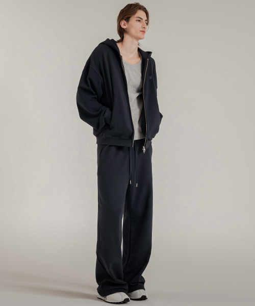 SSIN AND LEE（シンアンドリー）の「イージーフォームオーバーサイズフードジップアップネイビー（パーカー・メンズ・その他・MEDIUM/LARGE）」の5枚目の写真