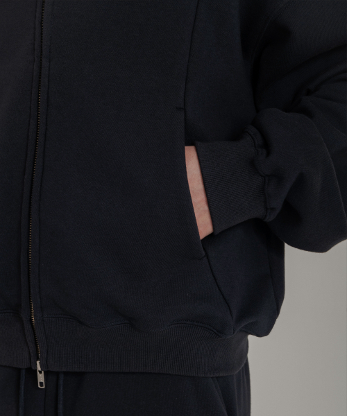 SSIN AND LEE（シンアンドリー）の「イージーフォームオーバーサイズフードジップアップネイビー（パーカー・メンズ・その他・MEDIUM/LARGE）」の8枚目の写真