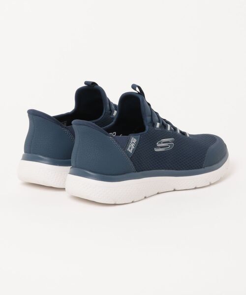 SKECHERS(スケッチャーズ)の「SKECHERS スケッチャーズ SWIFT FIT スウィフトフィット GENO-ELIJAH【ワイド/軽量】(スニーカー・メンズ・ブラック×ブラック/ネイビー/ホワイト×ブラック/グレー・25.0cm/27.5cm/25.5cm/28.0cm/26.0cm/29.0cm/26.5cm/27.0cm)」の5枚目の写真