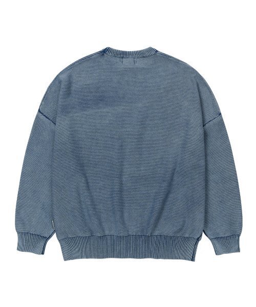 AJOBYAJO（アジョバイアジョ）の「[PBA] Five AJO Logos Washed Sweater [NAVY]（ニット/セーター・レディース・その他・L/XL/M）」の14枚目の写真