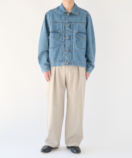STUDIOUS(ステュディオス)の「【STUDIOUS】2ndType Denim Jacket(デニムジャケット・メンズ・インディゴブルー/ブラック・1/2)」の13枚目の写真