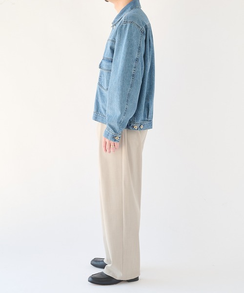 STUDIOUS(ステュディオス)の「【STUDIOUS】2ndType Denim Jacket(デニムジャケット・メンズ・インディゴブルー/ブラック・1/2)」の14枚目の写真