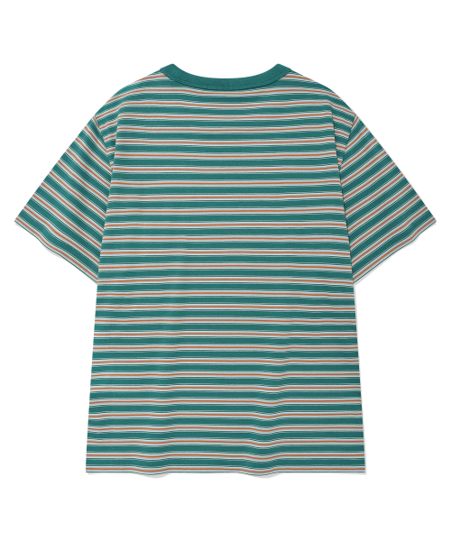 COVERNAT WOMAN(カバーナットウーマン)の「ウーマンストライプTシャツグリーン(Tシャツ/カットソー・レディース・その他・WS/WM/LARGE)」の3枚目の写真