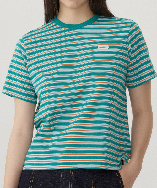 COVERNAT WOMAN(カバーナットウーマン)の「ウーマンストライプTシャツグリーン(Tシャツ/カットソー・レディース・その他・WS/WM/LARGE)」の7枚目の写真