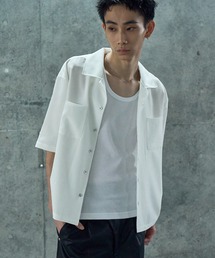 LANDNESS（ランドネス）の「【LANDNESS ランドネス】DOUBLE POCKET OPEN COLLAR SHIRT ダブルポケットオープンカラーシャツ（シャツ/ブラウス）」