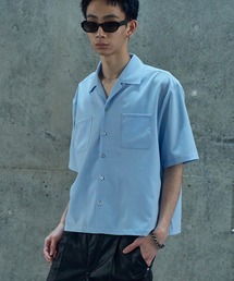 LANDNESS（ランドネス）の「【LANDNESS ランドネス】DOUBLE POCKET OPEN COLLAR SHIRT ダブルポケットオープンカラーシャツ（シャツ/ブラウス）」