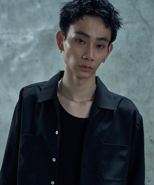 LANDNESS(ランドネス)の「【LANDNESS/ランドネス】DOUBLE POCKET OPEN COLLAR SHIRT/ダブルポケットオープンカラーシャツ(シャツ/ブラウス・メンズ・ホワイト/ブラック/サックスブルー・S/M/L)」の10枚目の写真