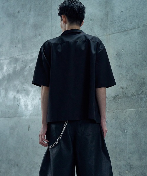 LANDNESS(ランドネス)の「【LANDNESS/ランドネス】DOUBLE POCKET OPEN COLLAR SHIRT/ダブルポケットオープンカラーシャツ(シャツ/ブラウス・メンズ・ホワイト/ブラック/サックスブルー・S/M/L)」の13枚目の写真