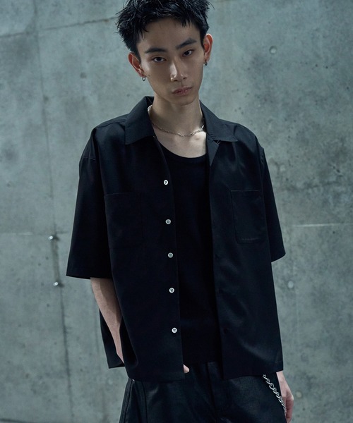 LANDNESS(ランドネス)の「【LANDNESS/ランドネス】DOUBLE POCKET OPEN COLLAR SHIRT/ダブルポケットオープンカラーシャツ(シャツ/ブラウス・メンズ・ホワイト/ブラック/サックスブルー・S/M/L)」の8枚目の写真