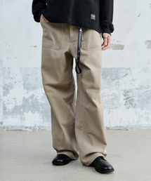 MAISON MINED（メゾンミネド）の「PIN-TUCK WASHED COTTON PANTS BEIGE（その他パンツ）」