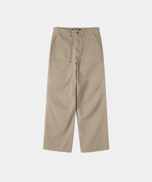 MAISON MINED(メゾンミネド)の「PIN-TUCK WASHED COTTON PANTS BEIGE(その他パンツ・メンズ・その他・MEDIUM/LARGE/SMALL)」の2枚目の写真