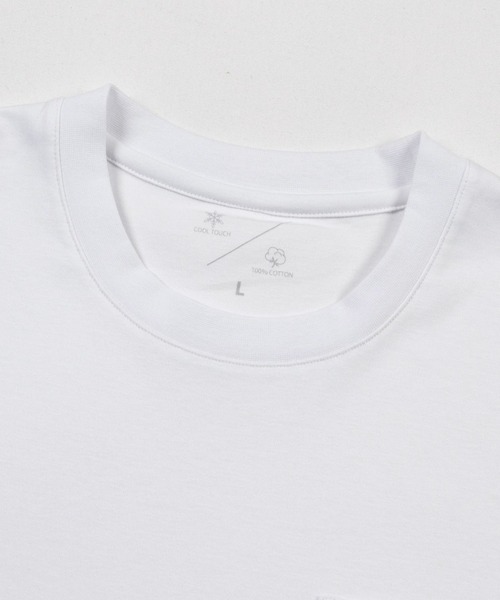 TETE(テット)の「【TETE SELECTION】スムース冷感クルーTシャツ/:【接触冷感】半袖Tシャツ クルーネック ひんやり 夏 涼しい きれいめ カジュアル(Tシャツ/カットソー・メンズ・ブラック/ホワイト/ブラウン/ネイビー・X-LARGE/LARGE/MEDIUM)」の14枚目の写真