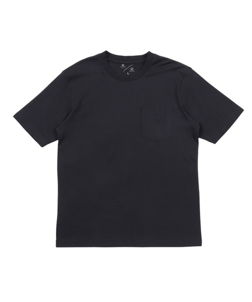 TETE(テット)の「【TETE SELECTION】スムース冷感クルーTシャツ/:【接触冷感】半袖Tシャツ クルーネック ひんやり 夏 涼しい きれいめ カジュアル(Tシャツ/カットソー・メンズ・ブラック/ホワイト/ブラウン/ネイビー・X-LARGE/LARGE/MEDIUM)」の16枚目の写真