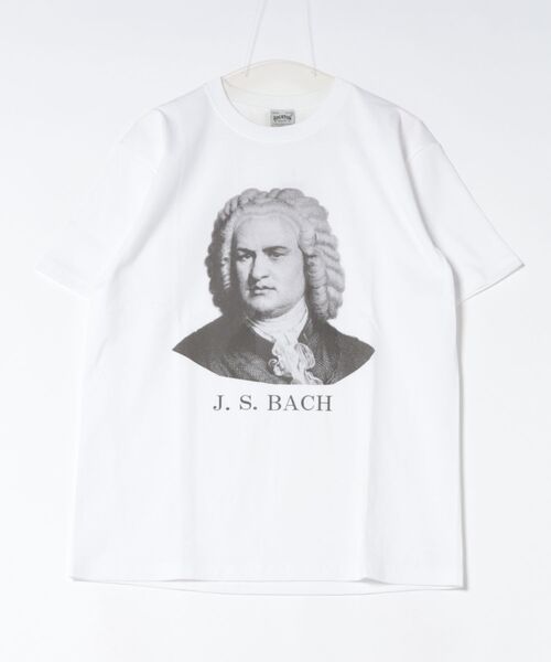 HOUSTON(ヒューストン)の「バッハ Tシャツ(Tシャツ/カットソー・メンズ・オフホワイト/グレー/オリーブ・MEDIUM/X-LARGE/LARGE)」の5枚目の写真