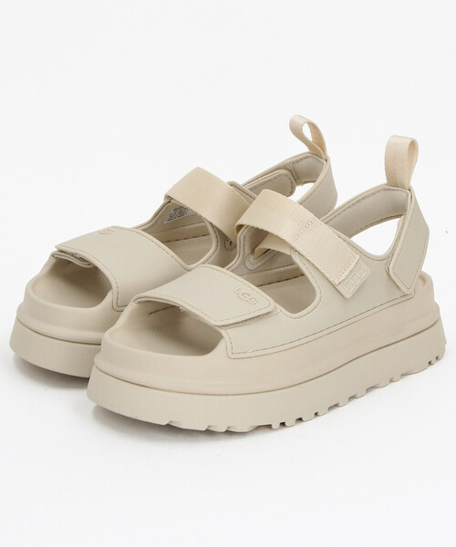 UGG（アグ）の「UGG/アグ W GOLDENGLOW[23.0cm～24.0cm展開]/ゴールデングロウ（サンダル・レディース・ブラック/ベージュ・7/6）」の5枚目の写真