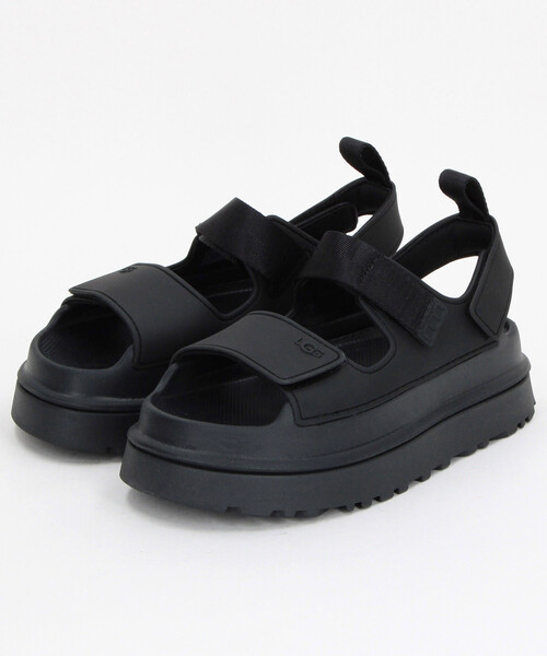 UGG（アグ）の「UGG/アグ W GOLDENGLOW[23.0cm～24.0cm展開]/ゴールデングロウ（サンダル・レディース・ブラック/ベージュ・7/6）」の8枚目の写真