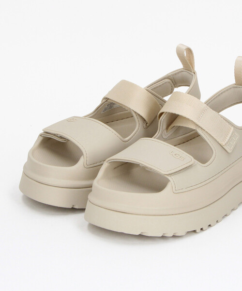 UGG（アグ）の「UGG/アグ W GOLDENGLOW[23.0cm～24.0cm展開]/ゴールデングロウ（サンダル・レディース・ブラック/ベージュ・7/6）」の13枚目の写真
