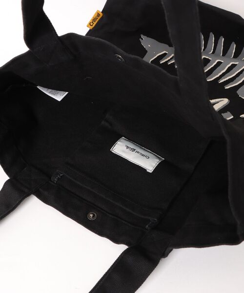 TCSS(ティーシーエスエス)の「BAG/Critical Slide(TCSS)クリティカルスライド フィッシュボーン プリント トートバッグ キャンバスバッグ ワンショルダーバッグ 肩掛け A4収納 サーフ ストリート(トートバッグ・メンズ・ブラック・FREE)」の3枚目の写真