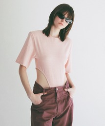 セール】CLANE/クラネ/HEATHER COTTON KNIT TUBETOP（Tシャツ