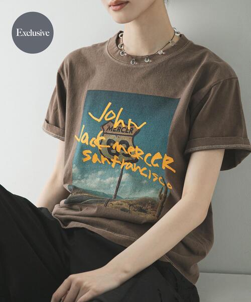 URBAN RESEARCH(アーバンリサーチ)の「『別注』J.J.Mercer×URBAN RESEARCH PHOTO PRINT T-SHIRTS(Tシャツ/カットソー・レディース・チャコールグレー/ブラウン/ホワイト・MEDIUM)」の3枚目の写真