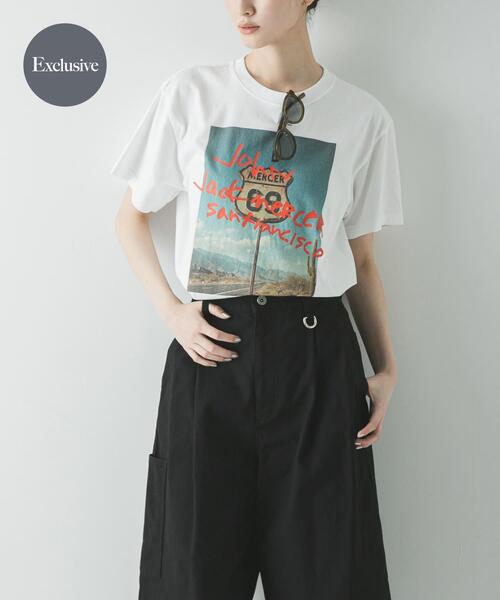 URBAN RESEARCH(アーバンリサーチ)の「『別注』J.J.Mercer×URBAN RESEARCH PHOTO PRINT T-SHIRTS(Tシャツ/カットソー・レディース・チャコールグレー/ブラウン/ホワイト・MEDIUM)」の1枚目の写真
