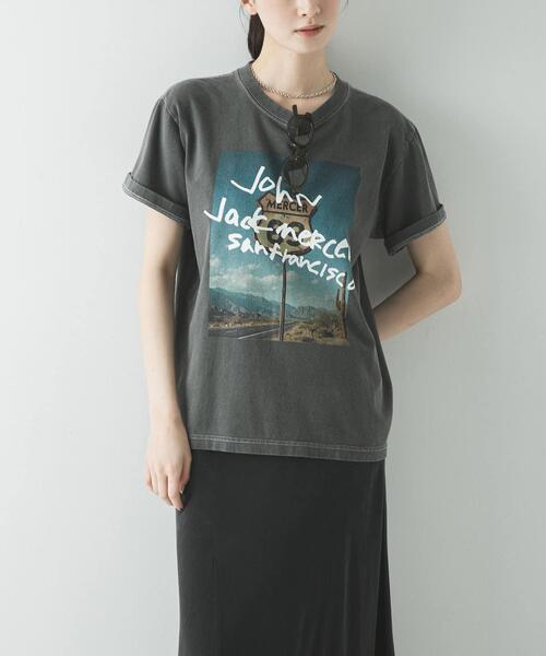 URBAN RESEARCH(アーバンリサーチ)の「『別注』J.J.Mercer×URBAN RESEARCH PHOTO PRINT T-SHIRTS(Tシャツ/カットソー・レディース・チャコールグレー/ブラウン/ホワイト・MEDIUM)」の13枚目の写真