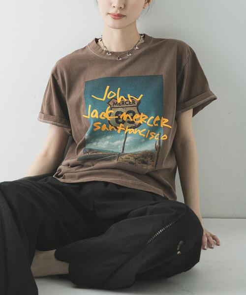 URBAN RESEARCH(アーバンリサーチ)の「『別注』J.J.Mercer×URBAN RESEARCH PHOTO PRINT T-SHIRTS(Tシャツ/カットソー・レディース・チャコールグレー/ブラウン/ホワイト・MEDIUM)」の22枚目の写真