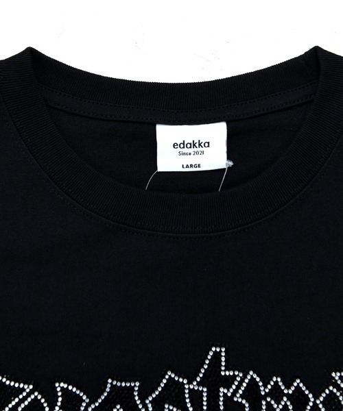SILVER BULLET(シルバーバレット)の「『SILVER BULLET SELECT AP/シルバーバレットセレクト』ラインストーンロゴ半袖Tシャツ (Tシャツ/カットソー・メンズ・ブラック/ホワイト/ブラック系1・L/M)」の20枚目の写真