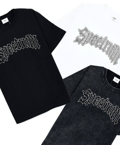 SILVER BULLET(シルバーバレット)の「『SILVER BULLET SELECT AP/シルバーバレットセレクト』ラインストーンロゴ半袖Tシャツ (Tシャツ/カットソー・メンズ・ブラック/ホワイト/ブラック系1・L/M)」の19枚目の写真