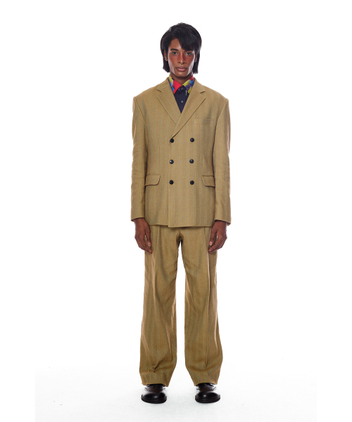 GREEDILOUS(グリディアス)の「Herringbone Double Jacket(テーラードジャケット・レディース・その他・X-SMALL/SMALL/MEDIUM/LARGE)」の2枚目の写真