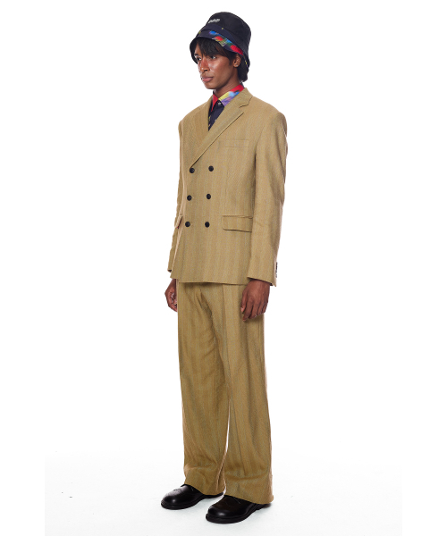 GREEDILOUS(グリディアス)の「Herringbone Double Jacket(テーラードジャケット・レディース・その他・X-SMALL/SMALL/MEDIUM/LARGE)」の3枚目の写真