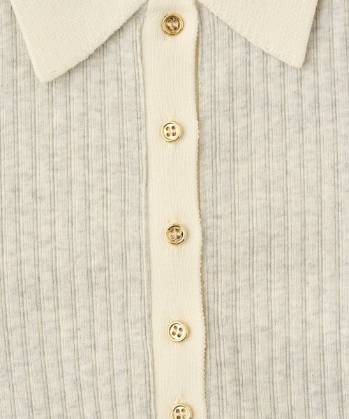 La boutique BonBon(ラブティックボンボン)の「【ヘルシー気分】ポロTEEワンピース(ワンピース・レディース・ライトグレー/ネイビー・FREE)」の18枚目の写真