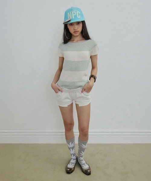SCULPTOR(スカルプター)の「Miss Grumpy Shorts(その他パンツ・レディース・チャコールグレー/ホワイト/ピンク・LARGE/MEDIUM/X-SMALL/SMALL)」の6枚目の写真