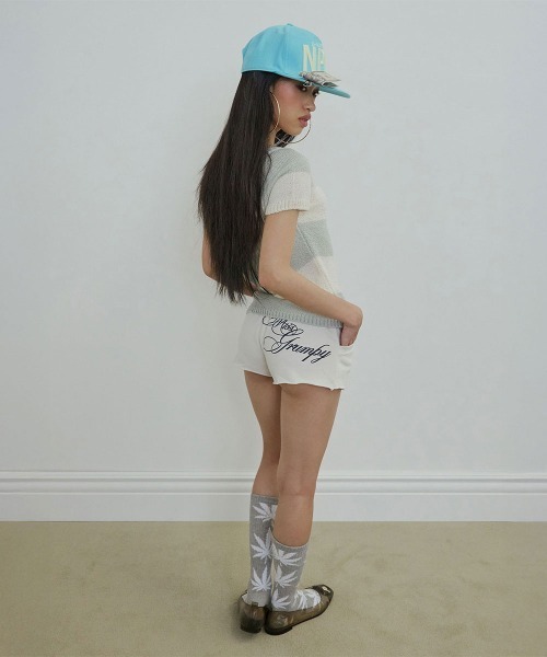 SCULPTOR(スカルプター)の「Miss Grumpy Shorts(その他パンツ・レディース・チャコールグレー/ホワイト/ピンク・LARGE/MEDIUM/X-SMALL/SMALL)」の7枚目の写真