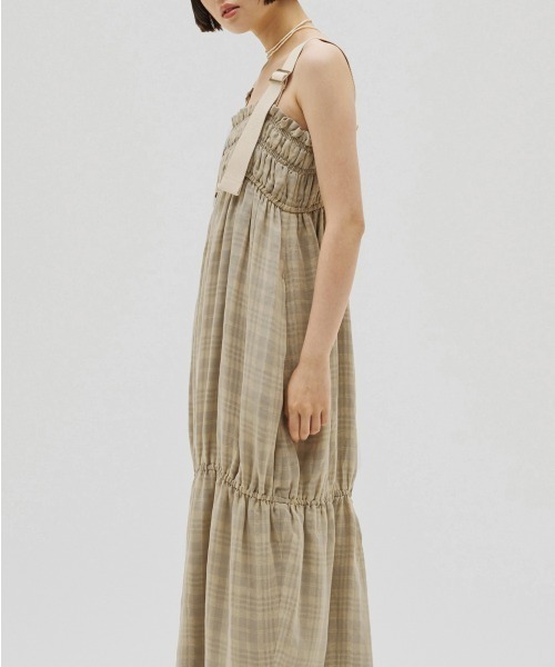 TODAYFUL（トゥデイフル）の「Check Jacquard Dress（ワンピース・レディース・チョコ/セージグリーン・36inch/38inch）」の8枚目の写真
