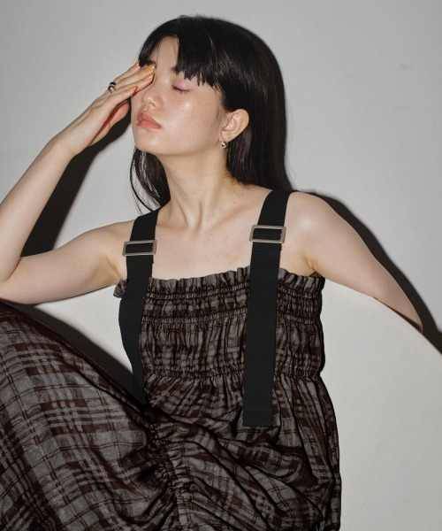 TODAYFUL（トゥデイフル）の「Check Jacquard Dress（ワンピース・レディース・チョコ/セージグリーン・36inch/38inch）」の12枚目の写真