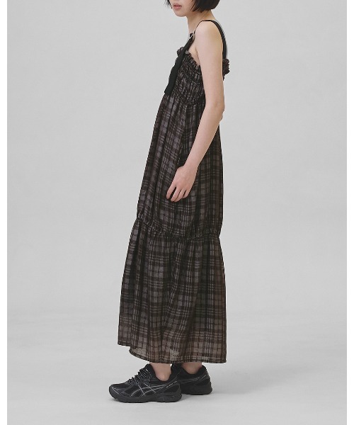 TODAYFUL（トゥデイフル）の「Check Jacquard Dress（ワンピース・レディース・チョコ/セージグリーン・36inch/38inch）」の13枚目の写真