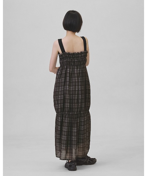 TODAYFUL（トゥデイフル）の「Check Jacquard Dress（ワンピース・レディース・チョコ/セージグリーン・36inch/38inch）」の14枚目の写真