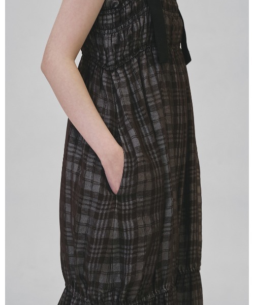 TODAYFUL（トゥデイフル）の「Check Jacquard Dress（ワンピース・レディース・チョコ/セージグリーン・36inch/38inch）」の18枚目の写真