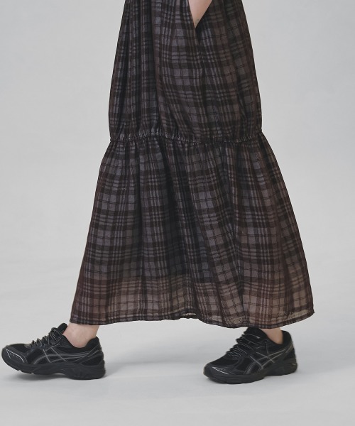 TODAYFUL（トゥデイフル）の「Check Jacquard Dress（ワンピース・レディース・チョコ/セージグリーン・36inch/38inch）」の19枚目の写真