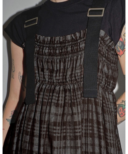 TODAYFUL（トゥデイフル）の「Check Jacquard Dress（ワンピース・レディース・チョコ/セージグリーン・36inch/38inch）」の22枚目の写真