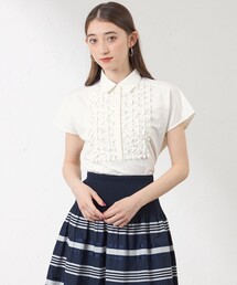 AMACA（アマカ）の「タイプライターデザインカットソー（シャツ/ブラウス）」