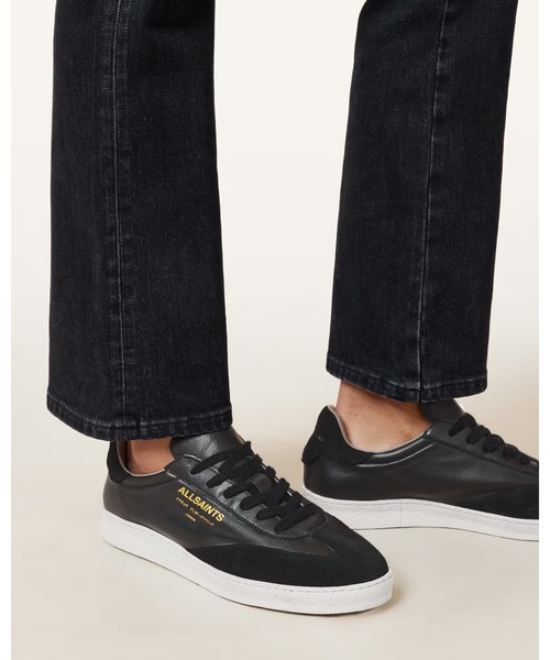 ALLSAINTS(オールセインツ)の「THELMA SUEDE LOW TOP SNEAKERS | THELMA スエード ロー トップ スニーカー(スニーカー・レディース・ブラック・UK3/UK4/UK5)」の7枚目の写真