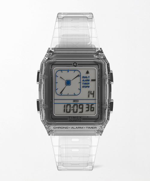 TIMEX(タイメックス)の「TIMEX Q LCA x-tw2w45200 Clear トランスパレント(アナログ腕時計・レディース・その他・FREE)」の1枚目の写真